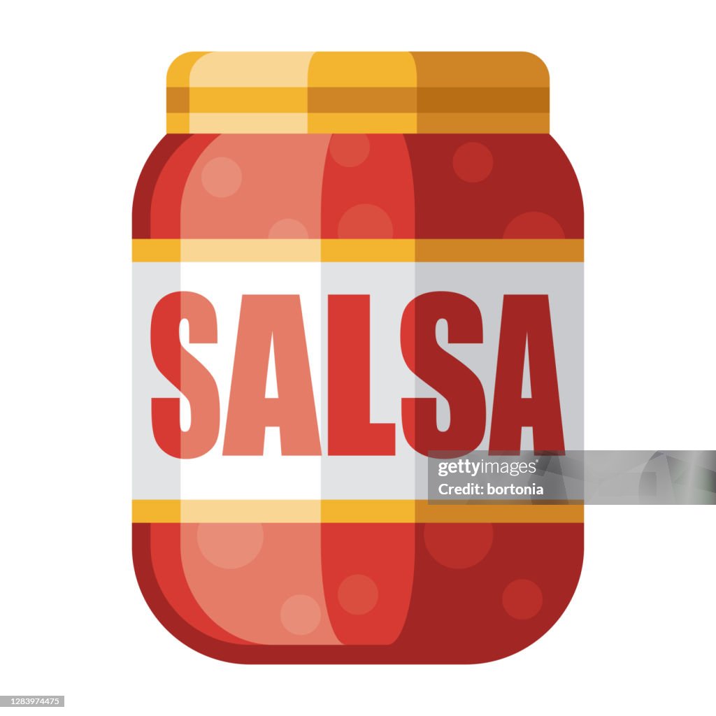 Salsa Icon on Transparent Background