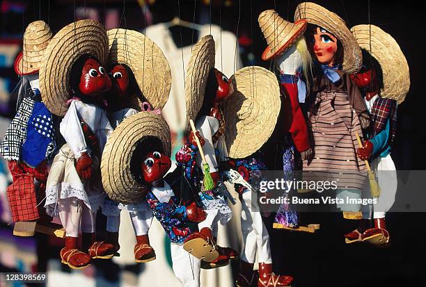 souvenir mexican dolls, cancun, mexico - doll fotografías e imágenes de stock