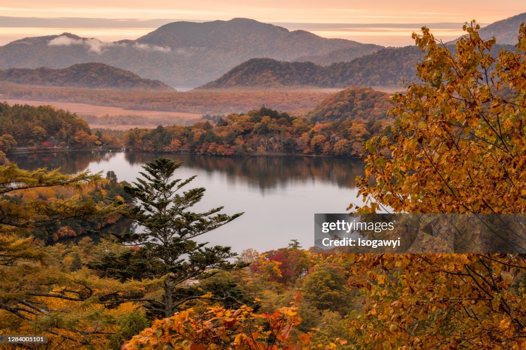 Autumn Oku-Nikko in Early Morning