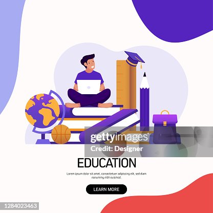 Education and School Concept Vector Illustration for Landing Page Template, Website Banner, Advertisement and Marketing Material, Online Advertising, Business Presentation etc. Education and School Concept Vector Illustration for Landing Page Template, Website Banner, Advertisement and Marketing Material, Online Advertising, Business Presentation etc.
