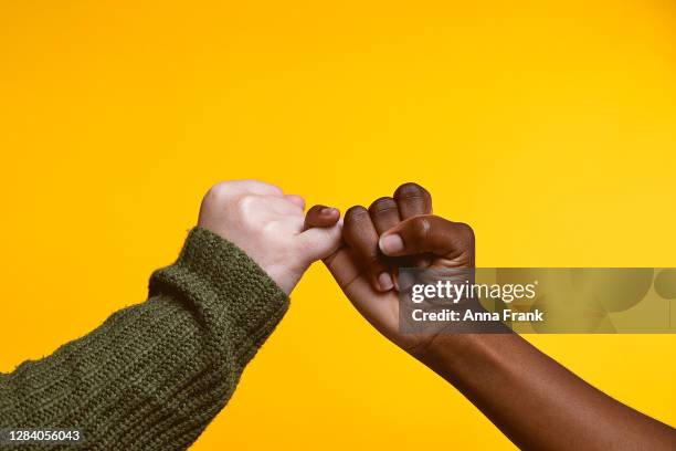 je pinky promesse - prêter serment photos et images de collection