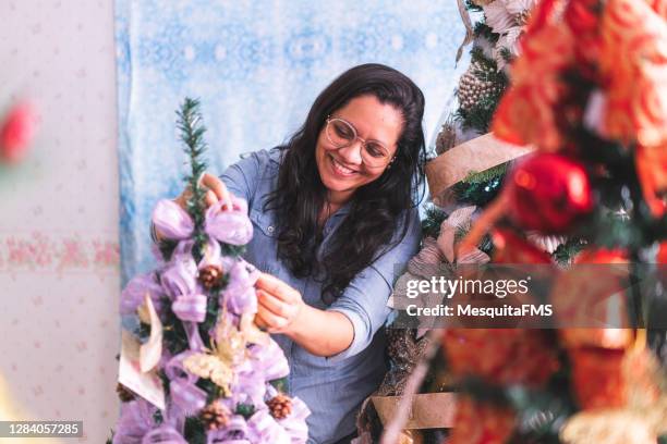 scelta dell'albero di natale - natal brasile foto e immagini stock