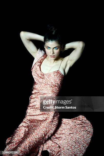 Actress Alexandra Daddario poses for a portrait on August 12, 2019 in Los Angeles, California.