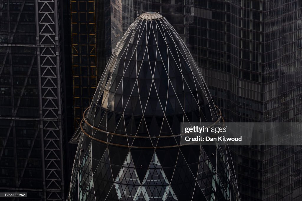 Aerial Views Of London As England Starts Second Lockdown