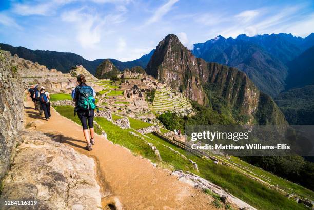 Machu Picchu Inca ruins, Cusco Region, Peru, South America.