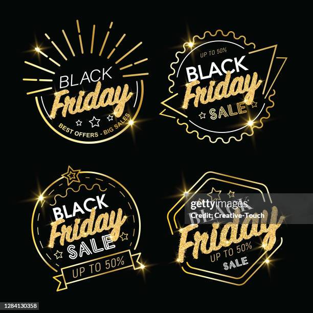 black friday luxus-ikone-set - oberschicht stock-grafiken, -clipart, -cartoons und -symbole