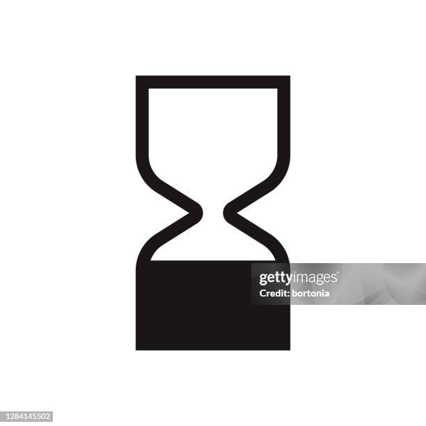 verwenden von icon auf transparentem hintergrund - sanduhr stock-grafiken, -clipart, -cartoons und -symbole