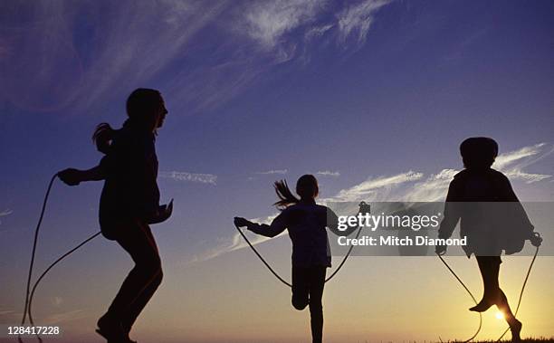 Child Jump Roping Tag Girl Jump Roping Photos and Premium High Res Pictures - Getty Images