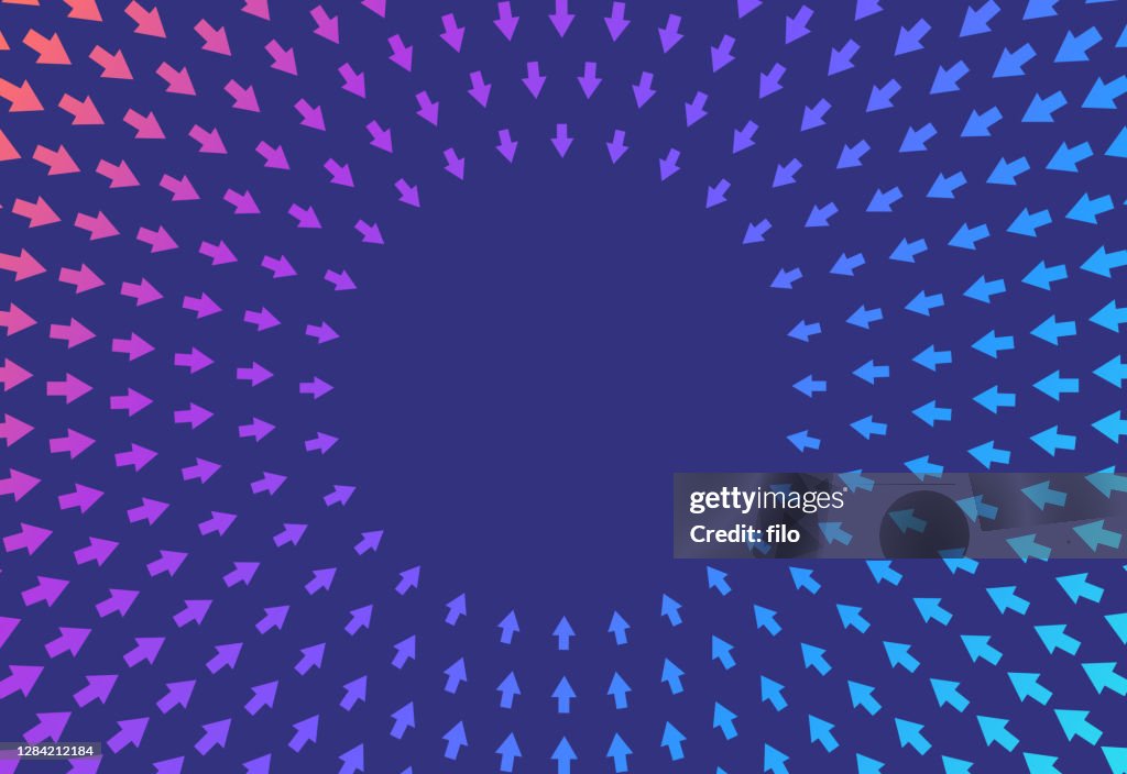 Arrow Merging Focus Background