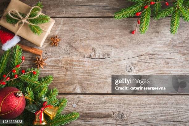 mary christmas and happy new year - holiday table gifts stock pictures, royalty-free photos & images