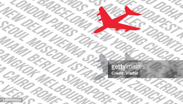 ilustrações de stock, clip art, desenhos animados e ícones de air travel flights airfare world cities background - tabela de chegadas e saídas