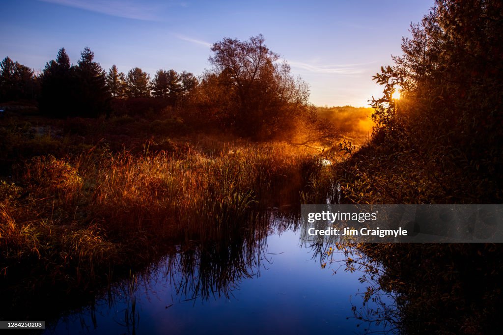 Morning In October Early Morning On An October Day High-Res Stock Photo - Getty Images