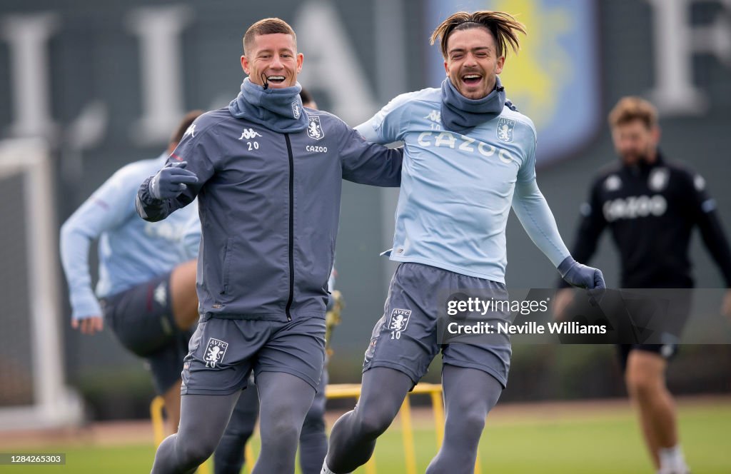 Aston Villa Training Session