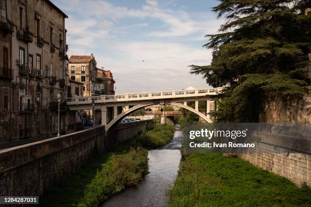 General view of the city Cosenza on November 06, 2020 in Cosenza, Italy.