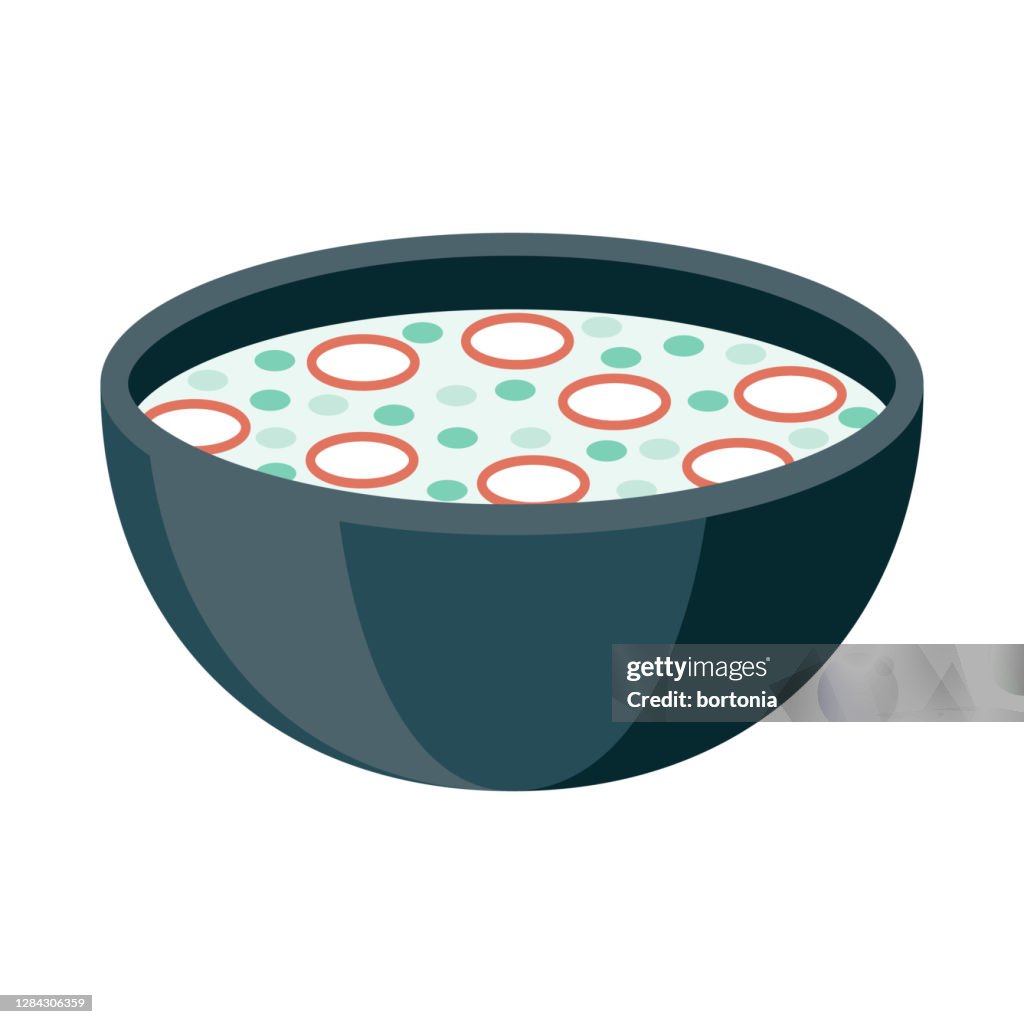 Okroshka Icon on Transparent Background