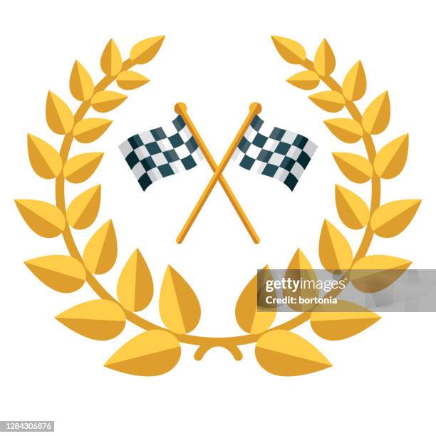 racing award icon on transparent background - championship podium stock illustrations