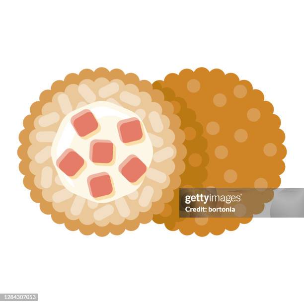 arancini al burro icon auf transparentem hintergrund - frittiert stock-grafiken, -clipart, -cartoons und -symbole