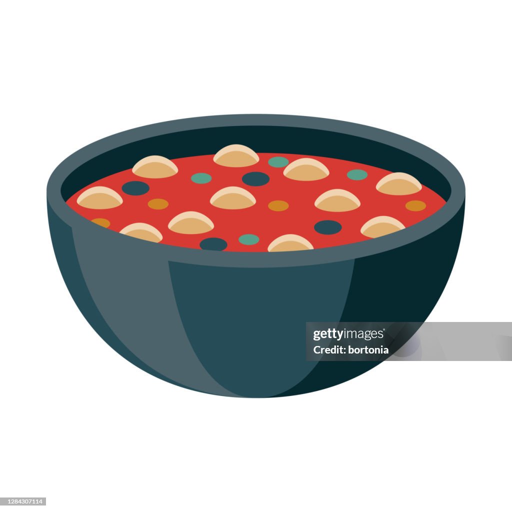 Minestrone Icon on Transparent Background