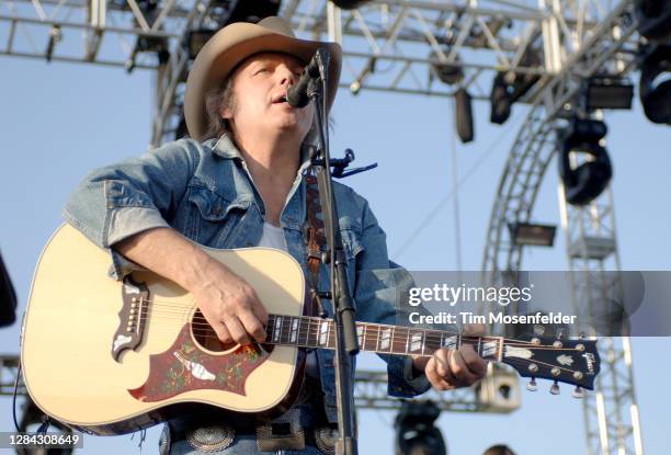 Dwight Yoakam performs during Coachella 2008 at the Empire Polo Fields on April 26, 2008 in Indio, California.