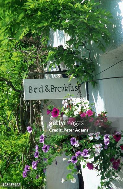 bed and breakfast in dartmoor, devon, uk - alojamiento y desayuno fotografías e imágenes de stock