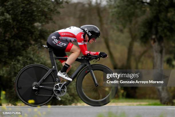 Nicole Hanselmann of Switzerland and Team Doltcini - Van Eyck Sport / during the 6th Ceratizit Challenge by La Vuelta 2020, Stage 2 a 9,3km...