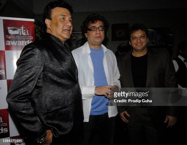 Anu Malik, Derek O'Brien and Shashi Ranjan attend the ITA Milestone Awards on September 21, 2010 in Mumbai, India