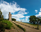 Leith Hill landscape in a warm sunny day, England