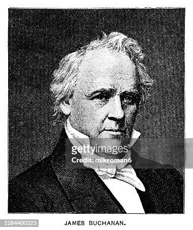 Portrait of James Buchanan Jr. 15th president of the United States (1857–1861)