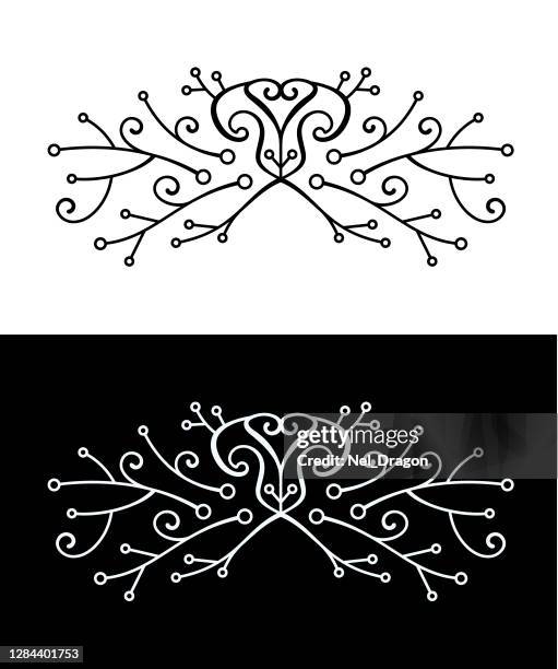 white and black - tiger kitten stock illustrations