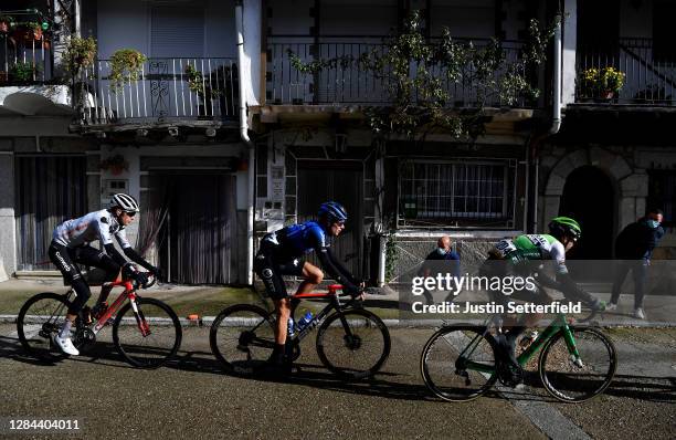 Mark Donovan of The United Kingdom and Team Sunweb / Stefan De Bod of South Africa and NTT Pro Cycling Team / Aritz Bagues Kalparsoro of Spain and...