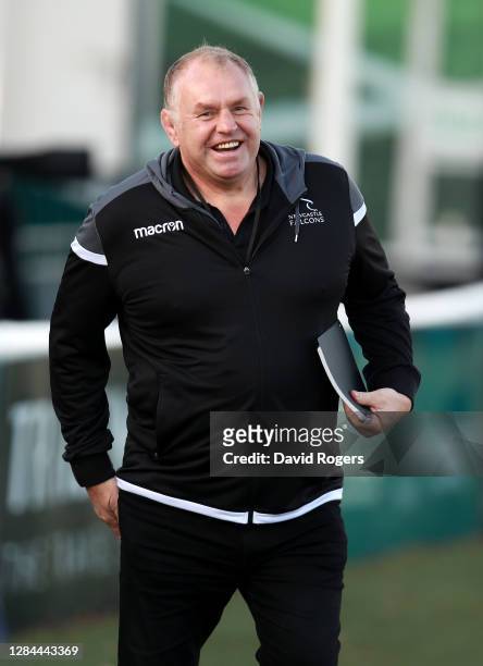 Dean Richards, the Newcastle Falcons, director of rugby, looks on during the pre season friendly match between Ealing Trailfinders and Newcastle...