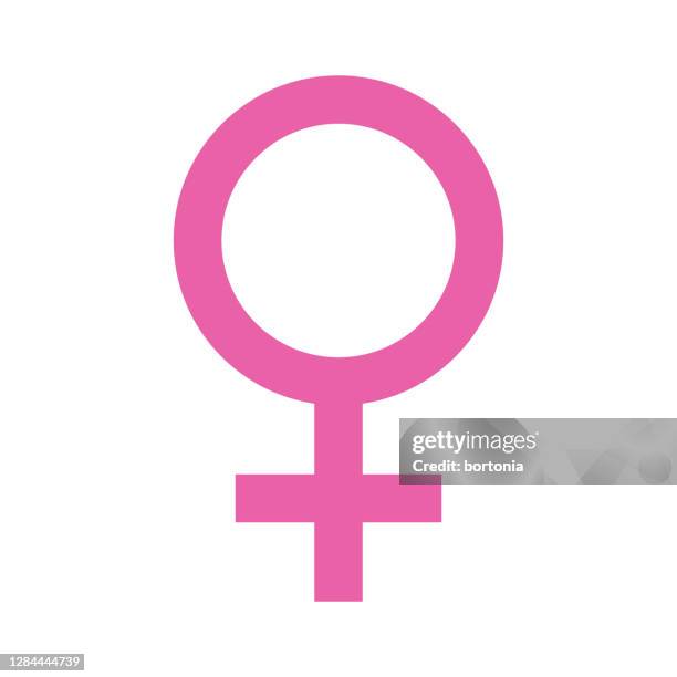 female symbol on transparent background - female symbol stock illustrations