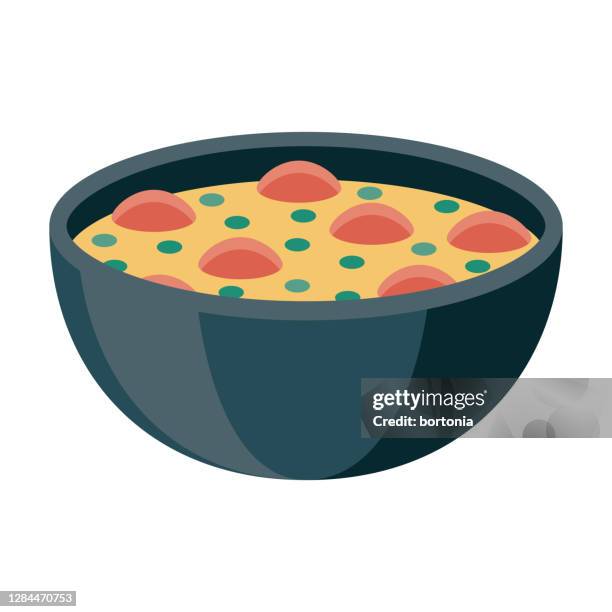 caldo verde icon on transparent background - potato soup stock illustrations