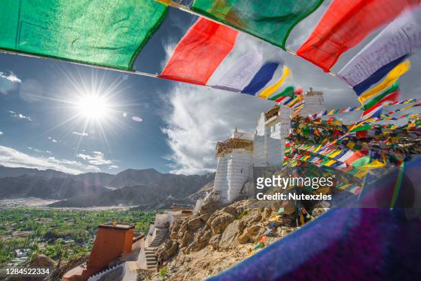 leh ladakh view landscape,beautiful landmark - distrikt leh photos et images de collection