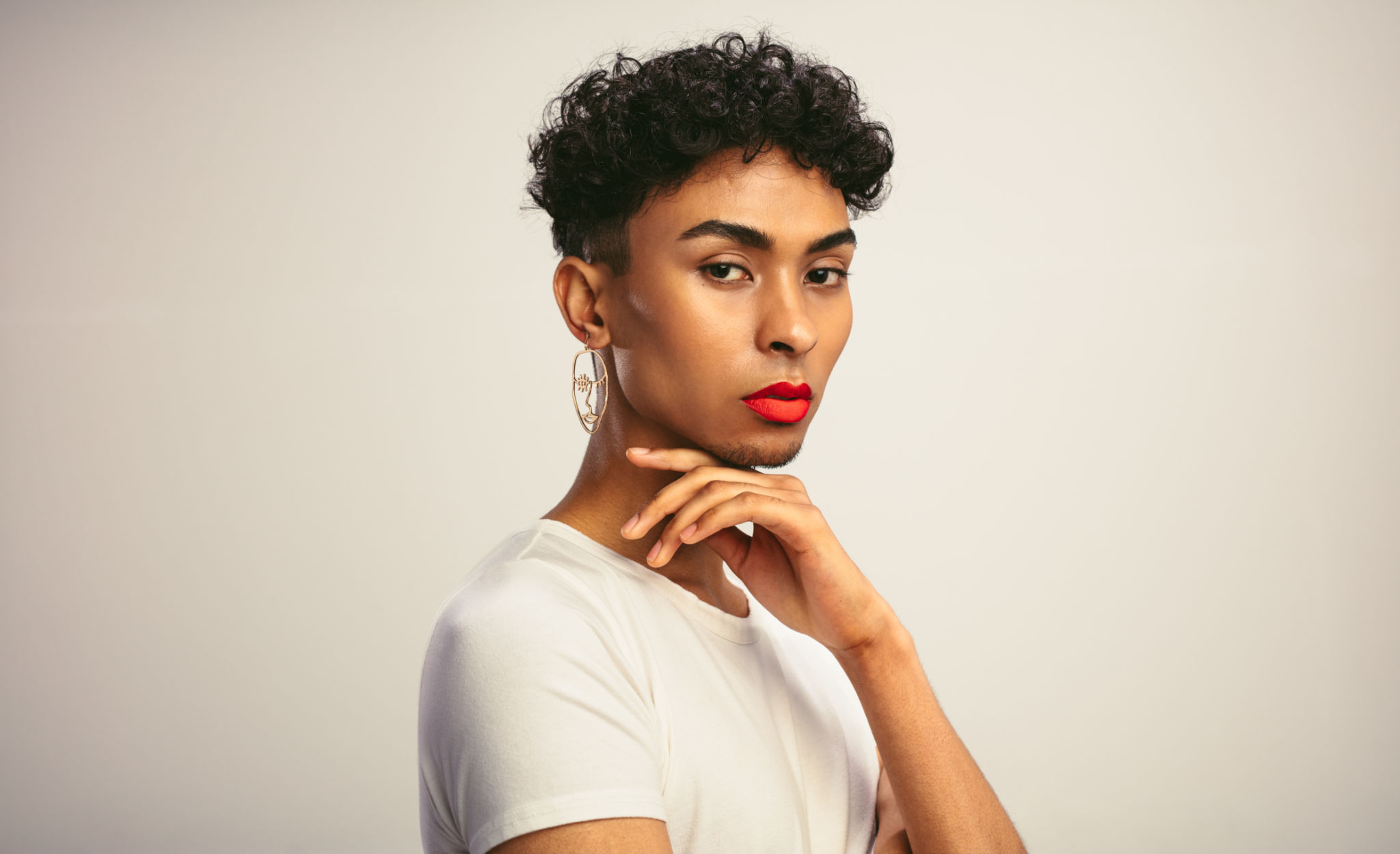 bold lip color