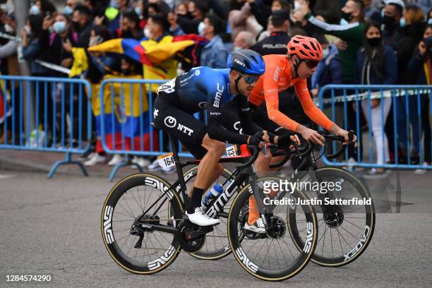 Ben Dyball of Australia and NTT Pro Cycling Team / Jan Hirt of Czech Republic and CCC Team / during the 75th Tour of Spain 2020, Stage 18 a 139,6km...
