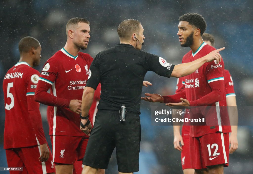Manchester City v Liverpool - Premier League