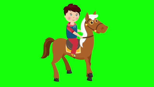 Horse Riding Cartoon Videos and HD Footage - Getty Images