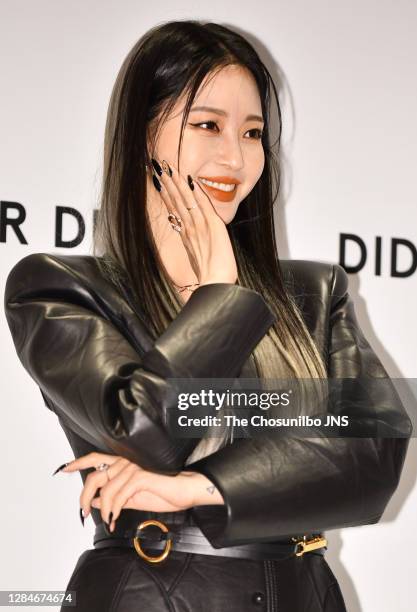 Actress Han Ye-Seul during a photo call of DDIER DUBOT Promotional Event at L'escape Hotel on October 24, 2020 in Seoul, South Korea.