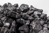 coal in white background