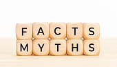 Facts Myths concept