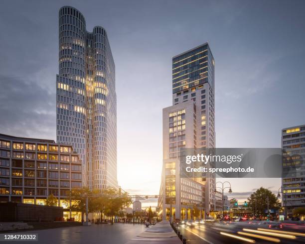 berlin kudamm city west - kurfürstendamm 個照片及圖片檔