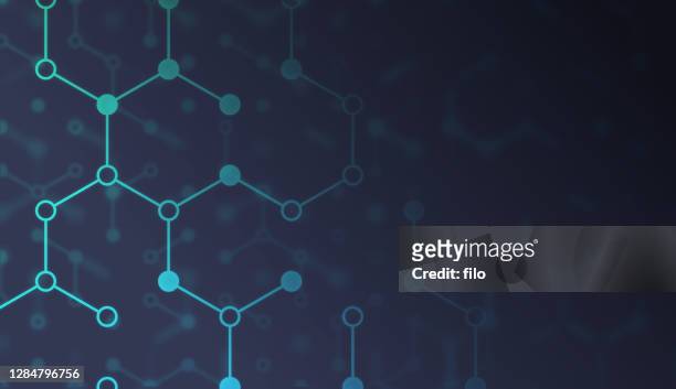 scientific abstract background pattern - développement stock illustrations