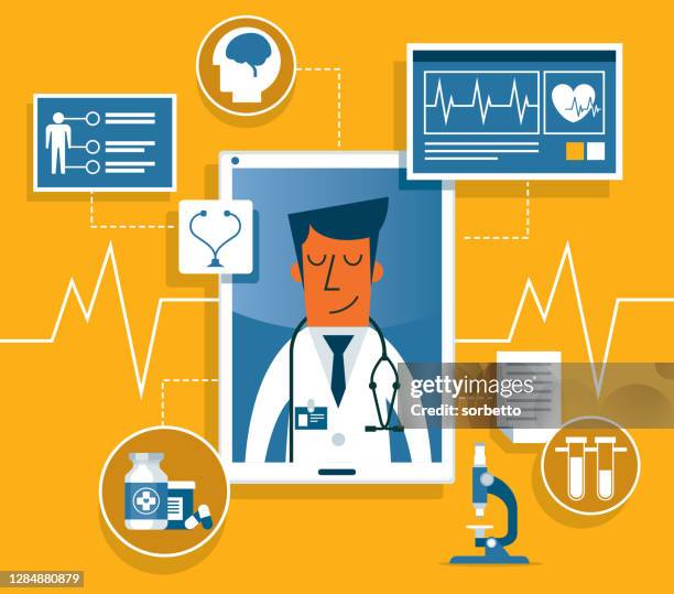 healthcare service online - brain-areas-infographic stock illustrations