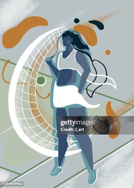 tennis player on the court - sports event poster stock pictures, royalty-free photos & images