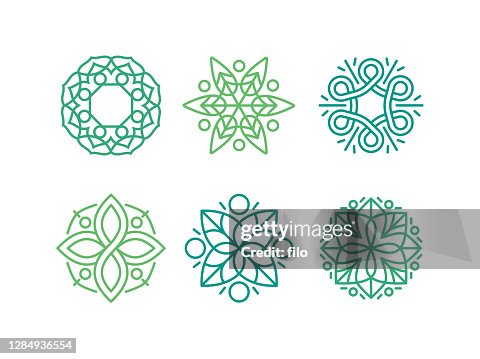 Design Element Emblem Flourish Symbols Design Element Emblem Flourish Symbols