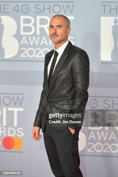 Zane Lowe attends The BRIT Awards 2020 at The O2 Arena on February 18, 2020 in London, England.