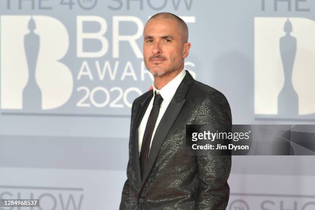 Zane Lowe attends The BRIT Awards 2020 at The O2 Arena on February 18, 2020 in London, England.