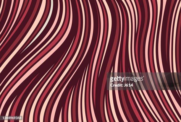 abstract flow doodle background - wavy hair stock illustrations