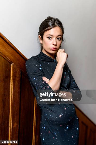 Anna Castillo poses during a portrait session on November 08, 2020 in Madrid, Spain.